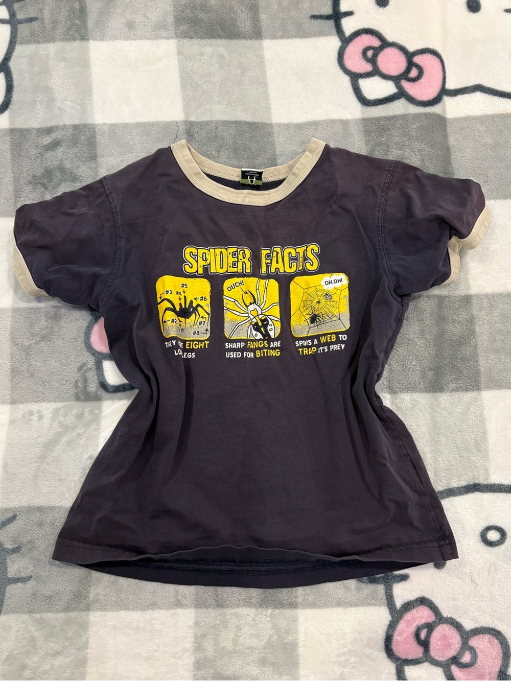 Vintage Spider Facts Baby Tee